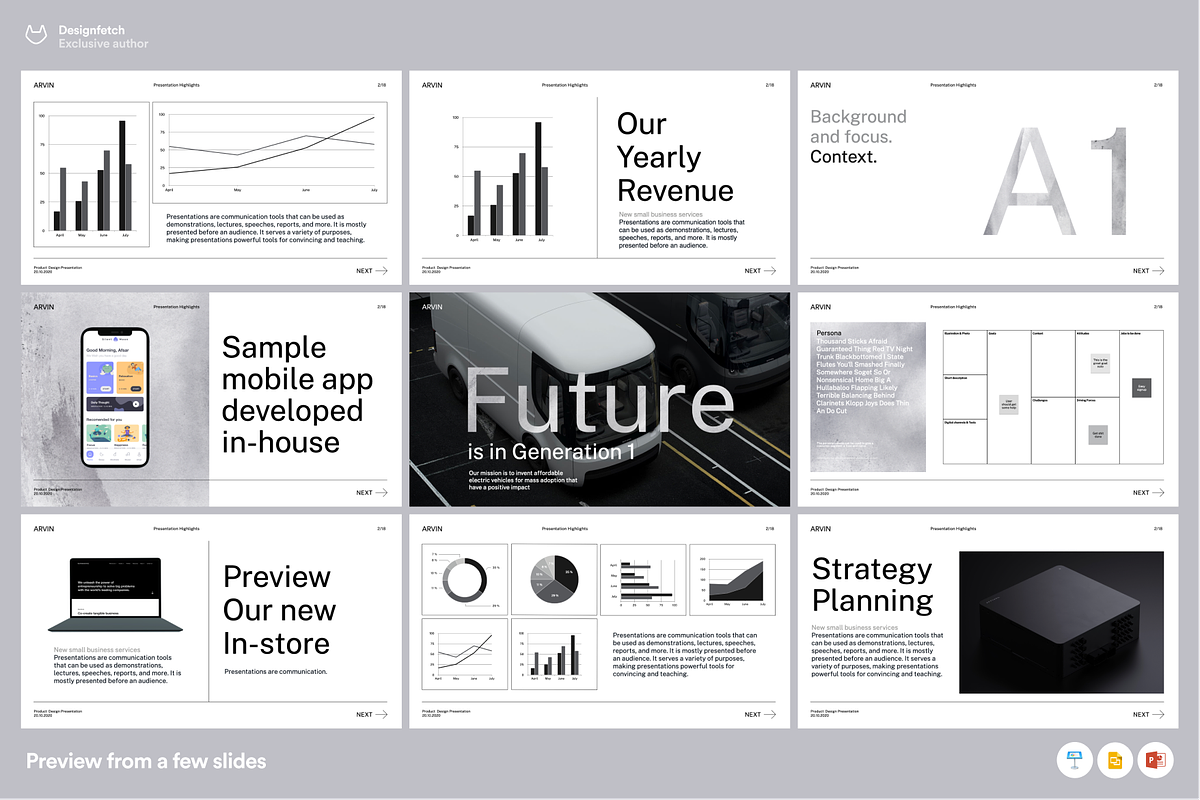 Business Strategy presentation, a Presentation Template by Oday Noon (Photo 2 of 11)