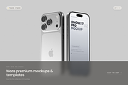 iPhone 17 Pro Mockup, an iPhone Mockup by Toasin Studio (Thumbnail 7 of 7)