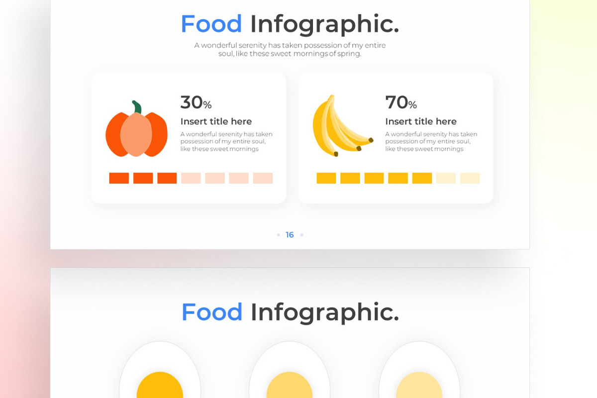 Food PowerPoint Infographic Template, a Presentation Template by Digitcase x Wealthwells (Photo 4 of 4)