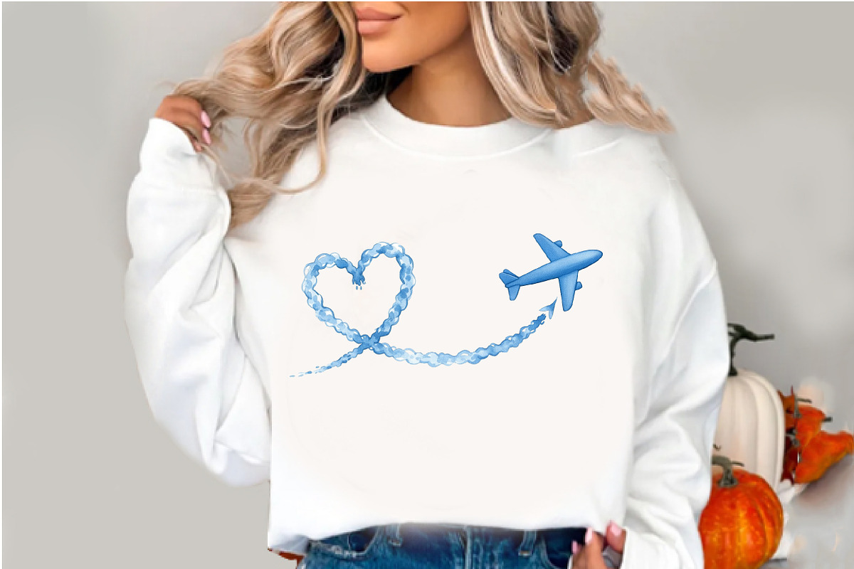 Air Transport Watercolor Clipart, an Illustration by Watercolor design (Photo 5 of 5)