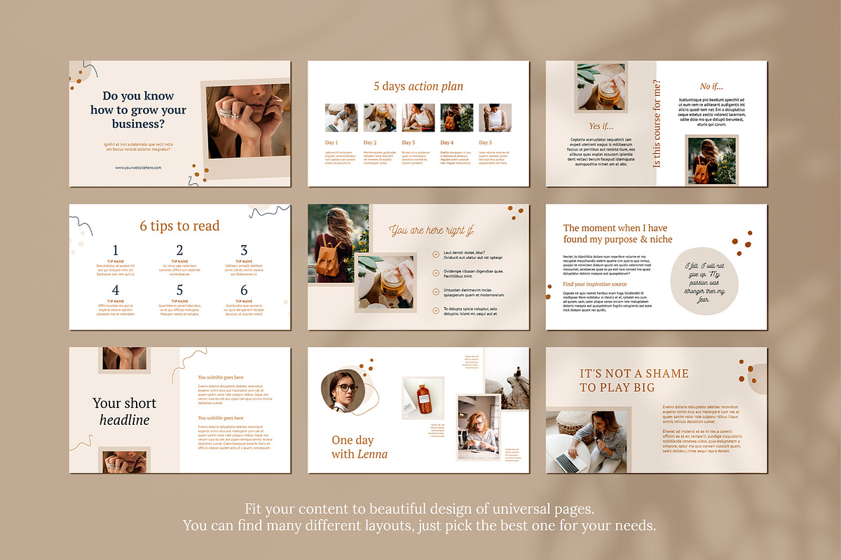 4 in 1 Course Creator Super Bundle K, a Magazine Template by Mirazz