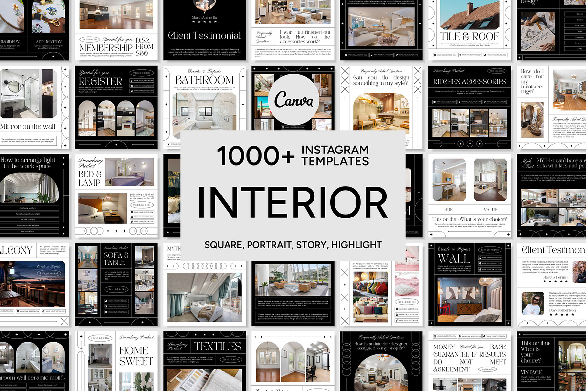 Interior Canva Template, a Social Media Template by Kalubuak (Photo 1 of 10)