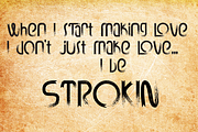 STROKIN, a Font by AdultHumanType (Thumbnail 2 of 2)