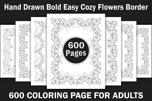 Hand Drawn Bold Easy Cozy Flowers, a Decorative Illustration by Ink Gallery