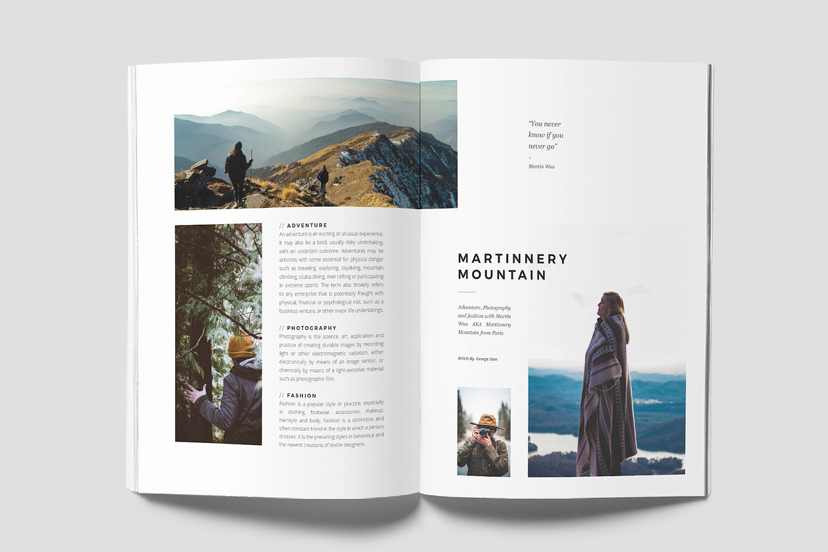 Fashion Magazine, a Magazine Template by rubirubiko (Photo 5 of 11)