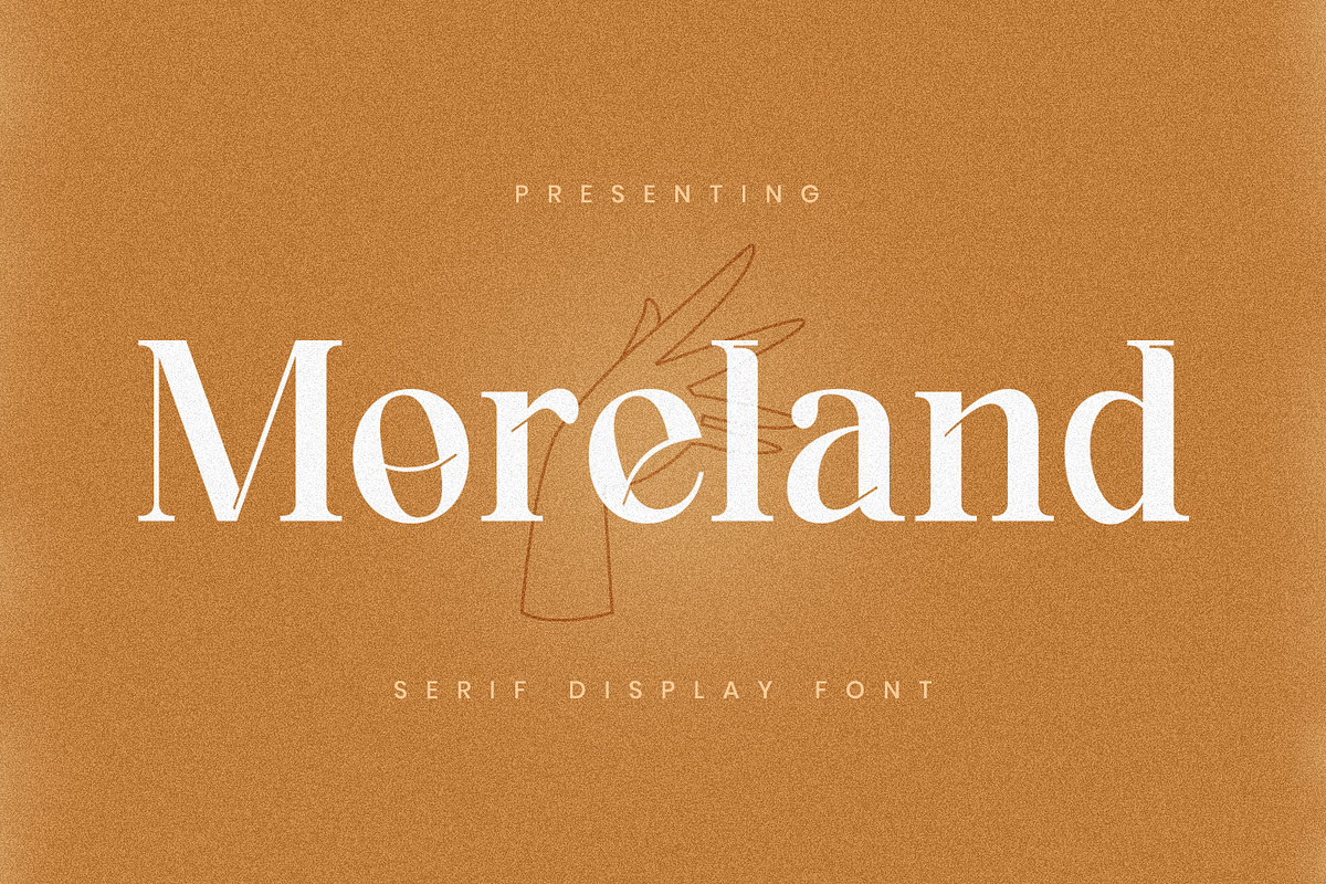 Moreland, a Serif Font by Imoodev (Photo 1 of 5)