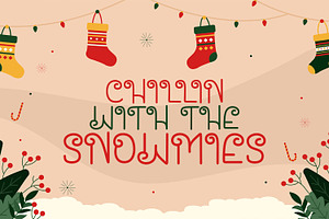 Santa House - Christmas Font