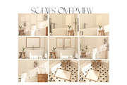 Boho Bathroom Frame Mockup Bundle, a Product Mockup by N digital designs (Thumbnail 7 of 7)