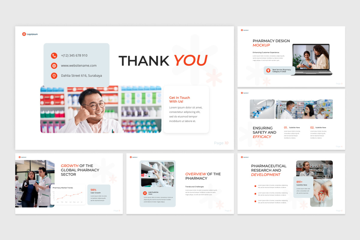Pharmacy Presentation PowerPoint, a Presentation Template by Antstheme (Photo 2 of 2)