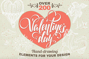 *200* Valentine's day elements