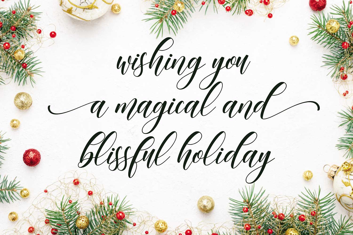 Beloved Christmas, a Script Font by Mozatype (Photo 5 of 19)