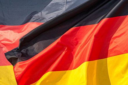 German flag of Germany AI generated, a Photo by WorldPhotos
