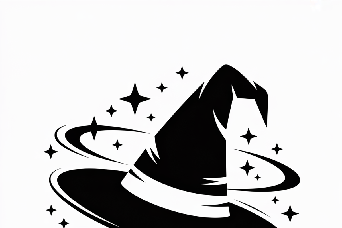 Halloween witch hat designed, an Illustration by Amazin_art (Photo 20 of 21)