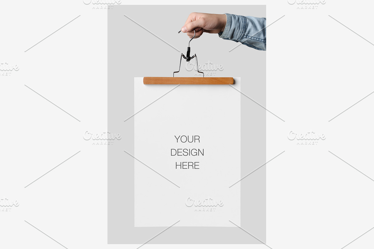 A3 Poster Mockup, an Advertising Mockup by Shablon (Photo 1 of 5)