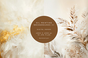 Floral Oil Backgrounds I