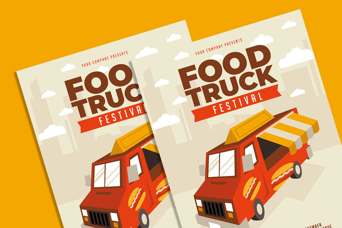 Food Truck Festival flyer, a Flyer Template by AdamHasan (Photo 3 of 3)