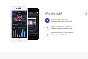 Material Design App Landing Template, a Bootstrap Template by Codetic (Thumbnail 6 of 13)