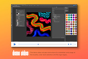 Gradial—Multicolor Photoshop Brushes, a Brush Add-On by Chroma Supply (Thumbnail 5 of 20)
