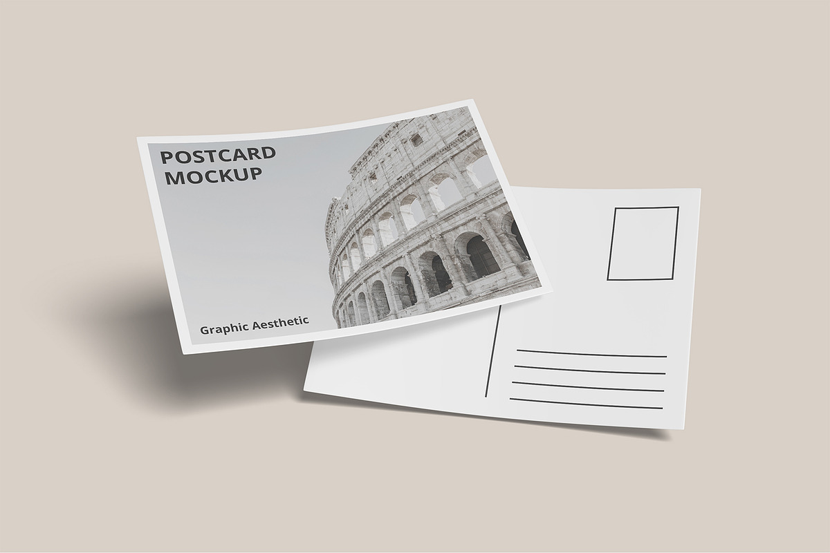 Postcard Invitation Mockup Bundles, a Card Template by Graphic Aesthetic (Photo 9 of 22)