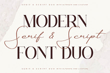 Tranquil Euphoric A Modern Font Duo