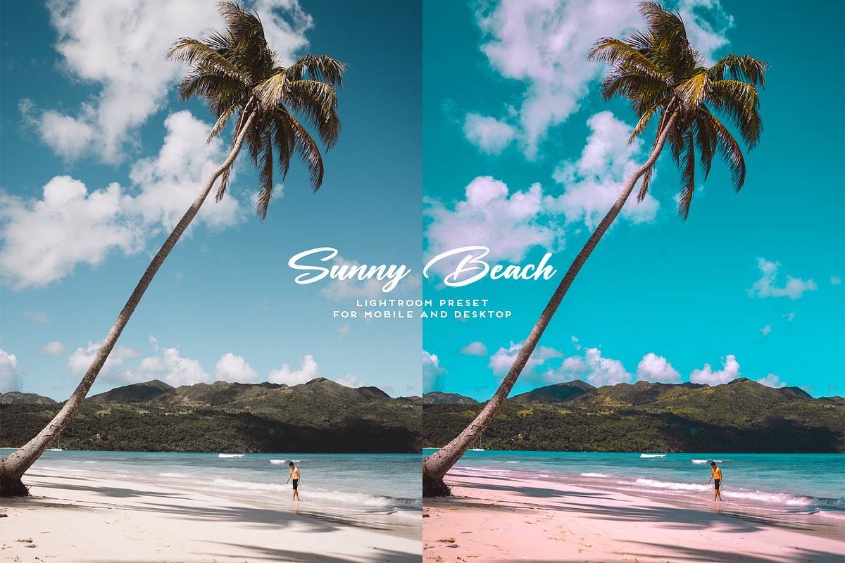 Sunny Beach Lightroom Preset DNG XMP, a Preset Add-On by Mirelyn (Photo 8 of 11)