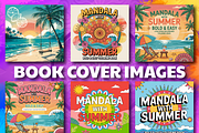 Mandala With Summer Coloring Book, a Decorative Illustration by Design Zone (Thumbnail 2 of 5)