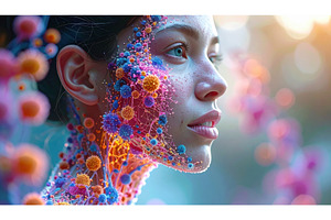 Close up portrait of woman with, an Arts & Entertainment Photo by Igor Tichonow