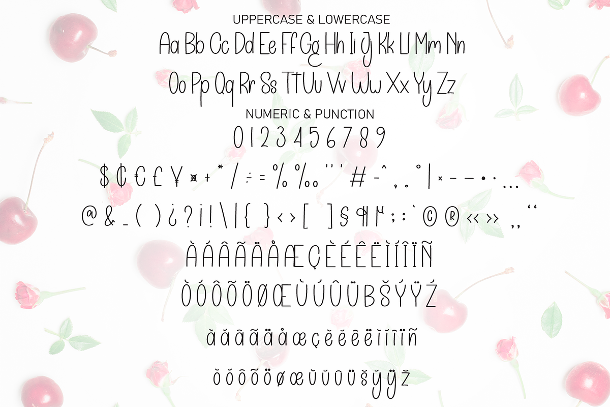Happy Cherry | Script Font, a Script Font by Scratchones (Photo 7 of 8)
