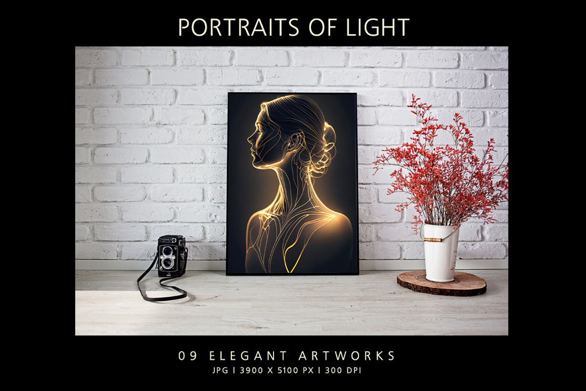Portraits of Light, a Decorative Illustration by Digital Art Creations (Photo 4 of 6)