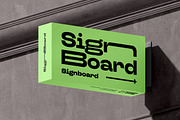 Signboard Horizontal Mock-up, an Advertising Mockup by Yogurt86 (Thumbnail 11 of 13)