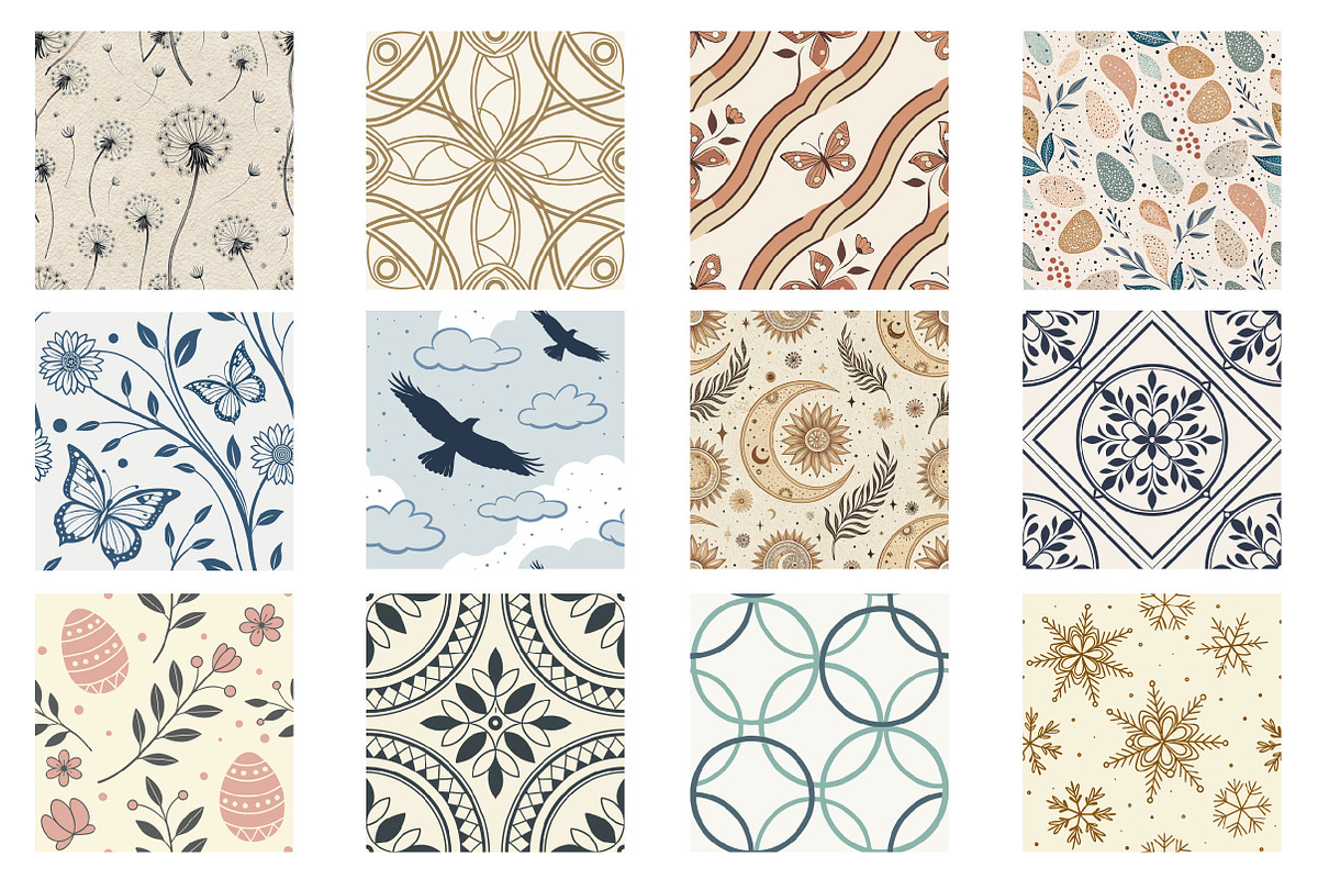 Boho Digital Papers  Background, an Arts & Entertainment Photo by Wow Magic (Photo 2 of 2)