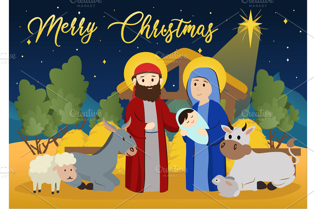 Christmas background concept, an Illustration by Dessign Sells
