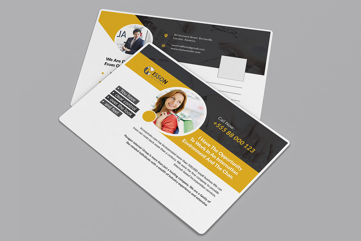 Post Card, a Card Template by ZAAS (Photo 3 of 5)