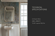 Shabby Chic French Bathroom Mockup, a Household Mockup by Blixa 6 Studios (Thumbnail 6 of 7)