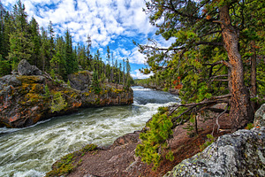 Mountain River Landscape