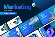 Marketing Solutions Keynote, a Presentation Template by Presentation Templates (Thumbnail 1 of 8)