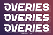 Overies - Modern Sans Font, a Sans Serif Font by Iqsiart Studio (Thumbnail 1 of 7)