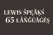 Lewis Classic, a Font by Thierry Fétiveau (Thumbnail 3 of 3)