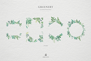 Watercolor Greenery Bundle, an Illustration by Studio Edyth (Thumbnail 3 of 4)
