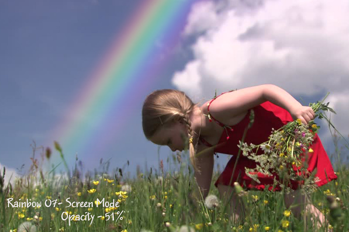 Rainbow Natural Light Overlays preview 6