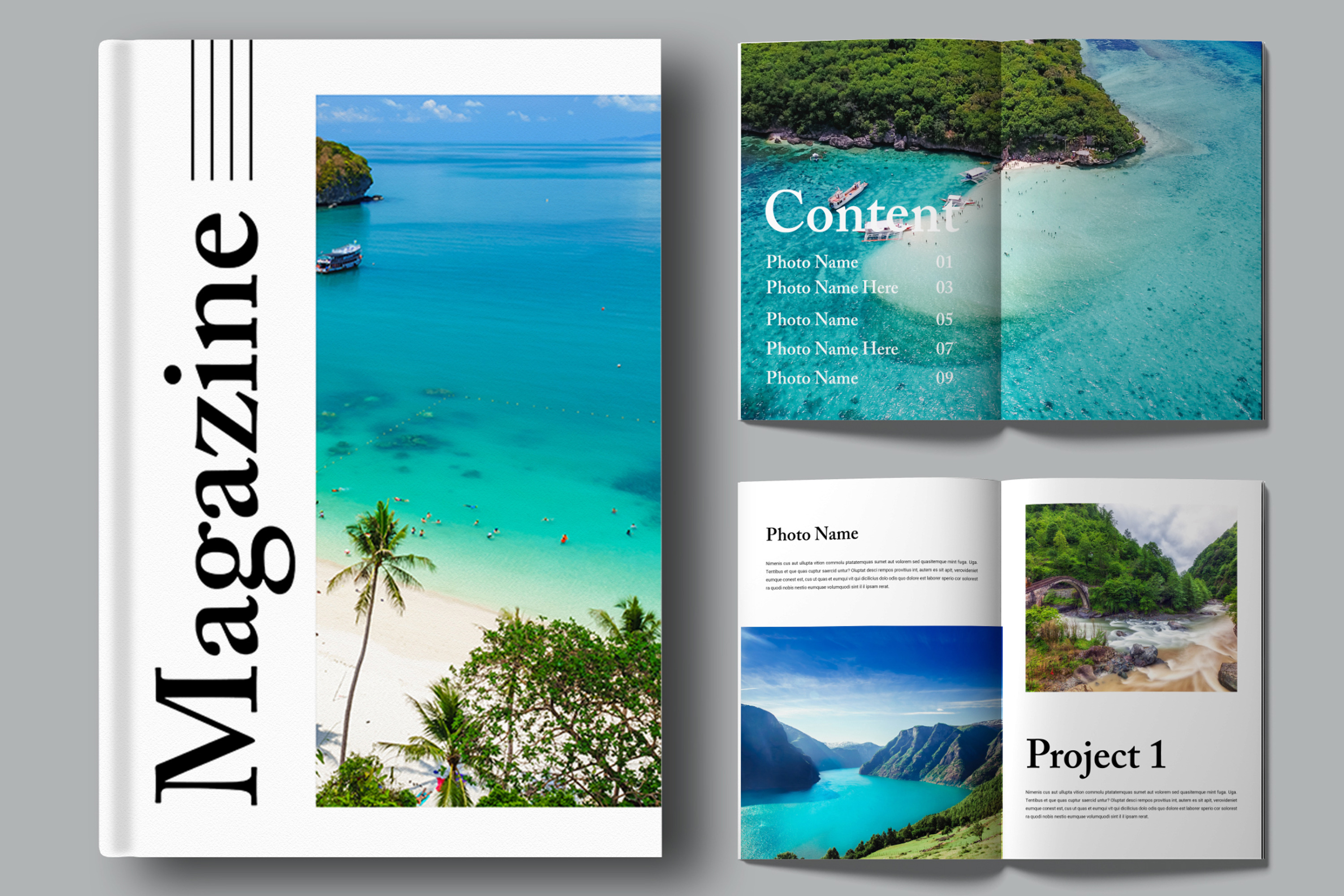 Magazine Template Layout