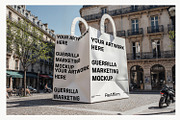 Guerrilla Marketing Shop Bag Mockup, a Mockup by ReAffirm (Thumbnail 5 of 10)