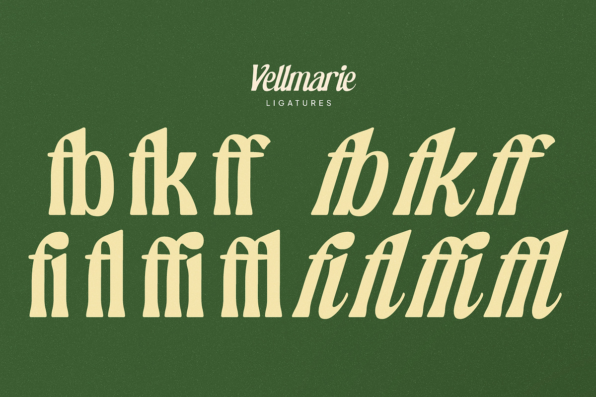 Vellmarie, a Font by Nathatype (Photo 8 of 10)