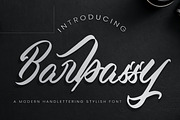 Barbassy a modern handlettering Font, a Script Font by Javatype Studio (Thumbnail 1 of 8)
