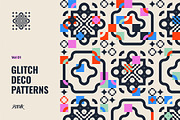 Glitch Deco Patterns Vol. 01, a Pattern Graphic by dvtchk (Thumbnail 3 of 4)