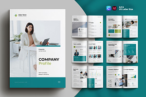 Company Profile Brochure Template, a Brochure Template by Spark_Creative