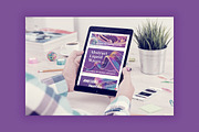 iPad Showcase Responsive Mockups, an iPhone Mockup by Mockups & Illustrations (Thumbnail 5 of 9)