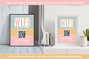 Olive Rose WiFi QR Code Sign, a Stationery Template by SunshineStudioBoutique (Thumbnail 4 of 10)