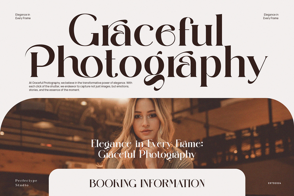 Belina Ramore Elegant Serif, a Serif Font by Perfectype (Photo 4 of 9)