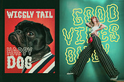 Jump Up | Wavy Groovy Font Duo, a Handwritten Font by AnMark (Thumbnail 6 of 15)